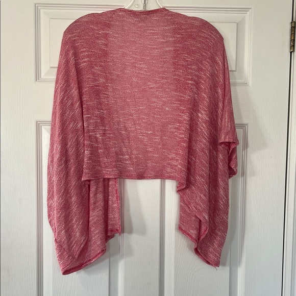 Rebel Sugar Pink Women's Open-Front Shrug - Picture 4 of 4